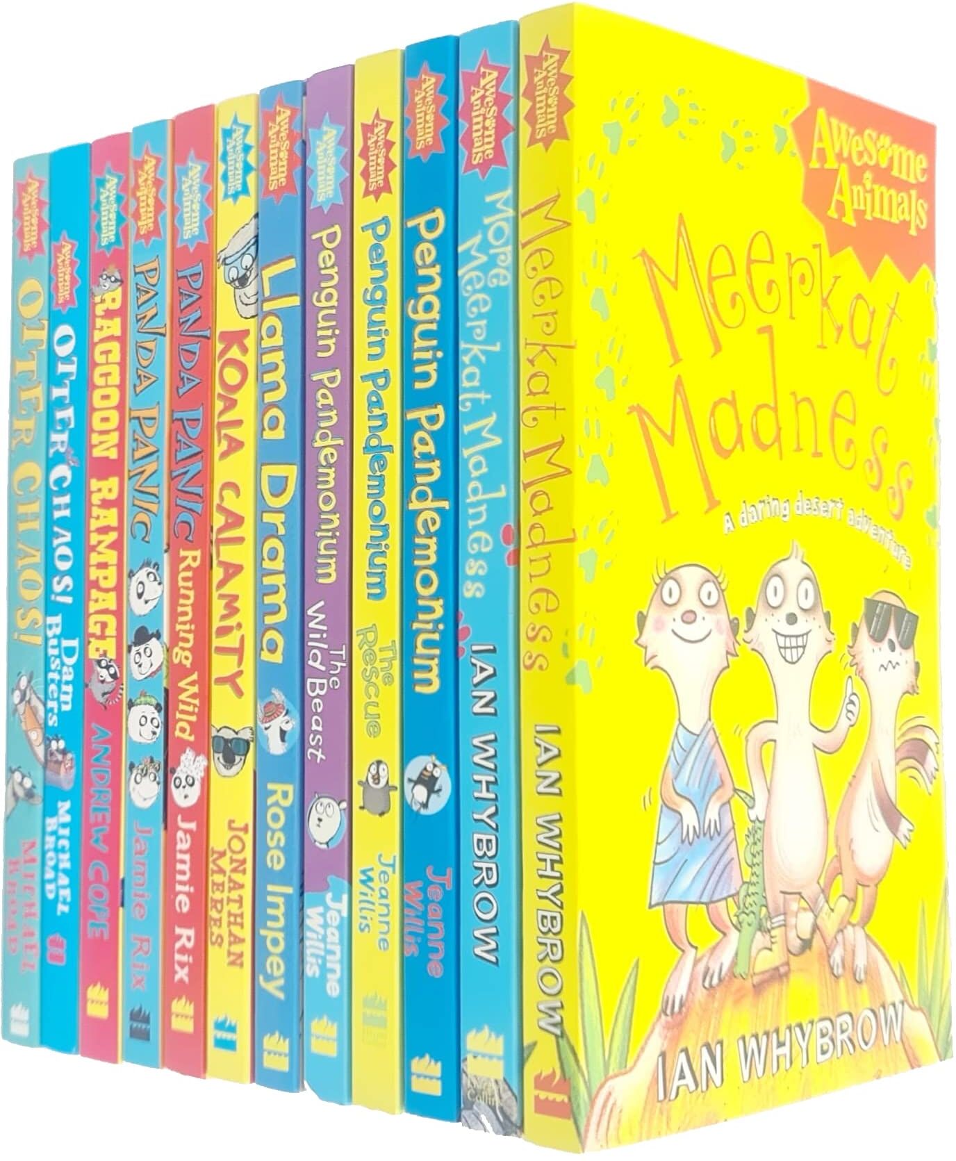 HarperCollins Children's Books Awesome Animals 12 Books Collection Set - Andrew Cope, Rose Impey & More - Paperback - Funny Animal Chapter Books for Ages 6-12 - Reluctant Reader