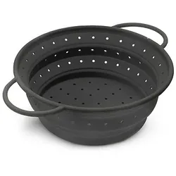 COOLINATO Sieb in Mini-Format aus Platin-Silikon faltbar 16cm
