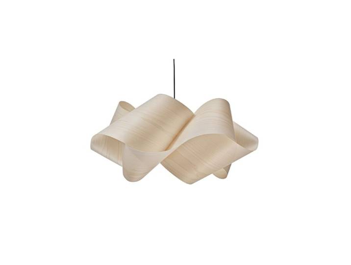 LZF Pendelleuchte Swirl - Ivory White (Elfenbeinweiß) , Nickel