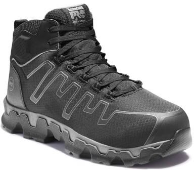 Timberland Pro Powertrain Sport Mid Alloy Toe Sneaker - Mens 11 Black Oxford Medium