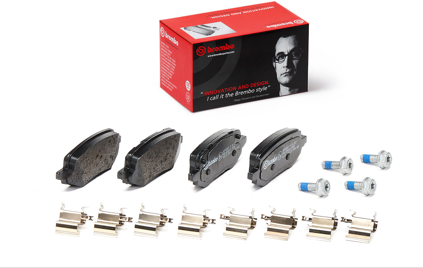 Brembo Bremsbelagsatz, Scheibenbremse P 24 237 Für Ford