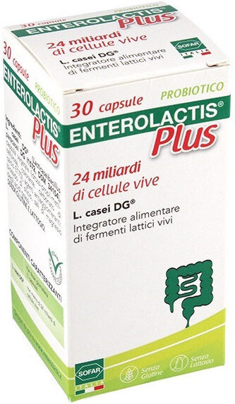 Gmm Farma Srl Alfasigma Enterolactis Plus Integratore Fermenti Lattici 30cps Gmm
