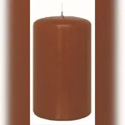 Kopschitz Kerzen 4er Adventskerzen, Adventskranz Kerzen Set Haselnuss 10 x Ø 5 cm