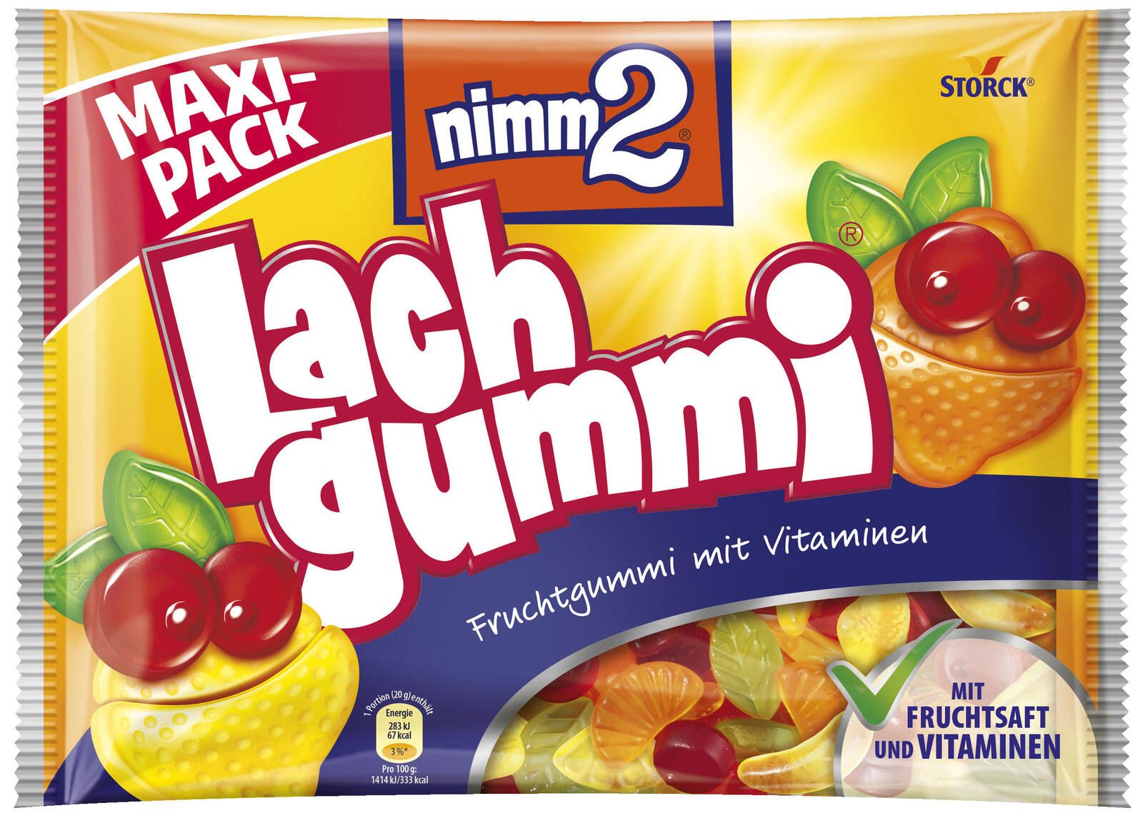nimm2® Lachgummi Fruchtgummi 376,0 g 387742