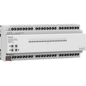 Gira Schaltaktor 503000 Standard, für Smart Home, 24 Kanäle, bis 16 Ampere, für Hutschiene, KNX