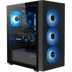 Unykach UK121805 (ATX, ITX, mATX), PC Gehäuse, Mehrfarbig, Schwarz