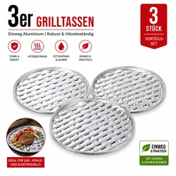 Grillschale 3er Rund 34 Cm