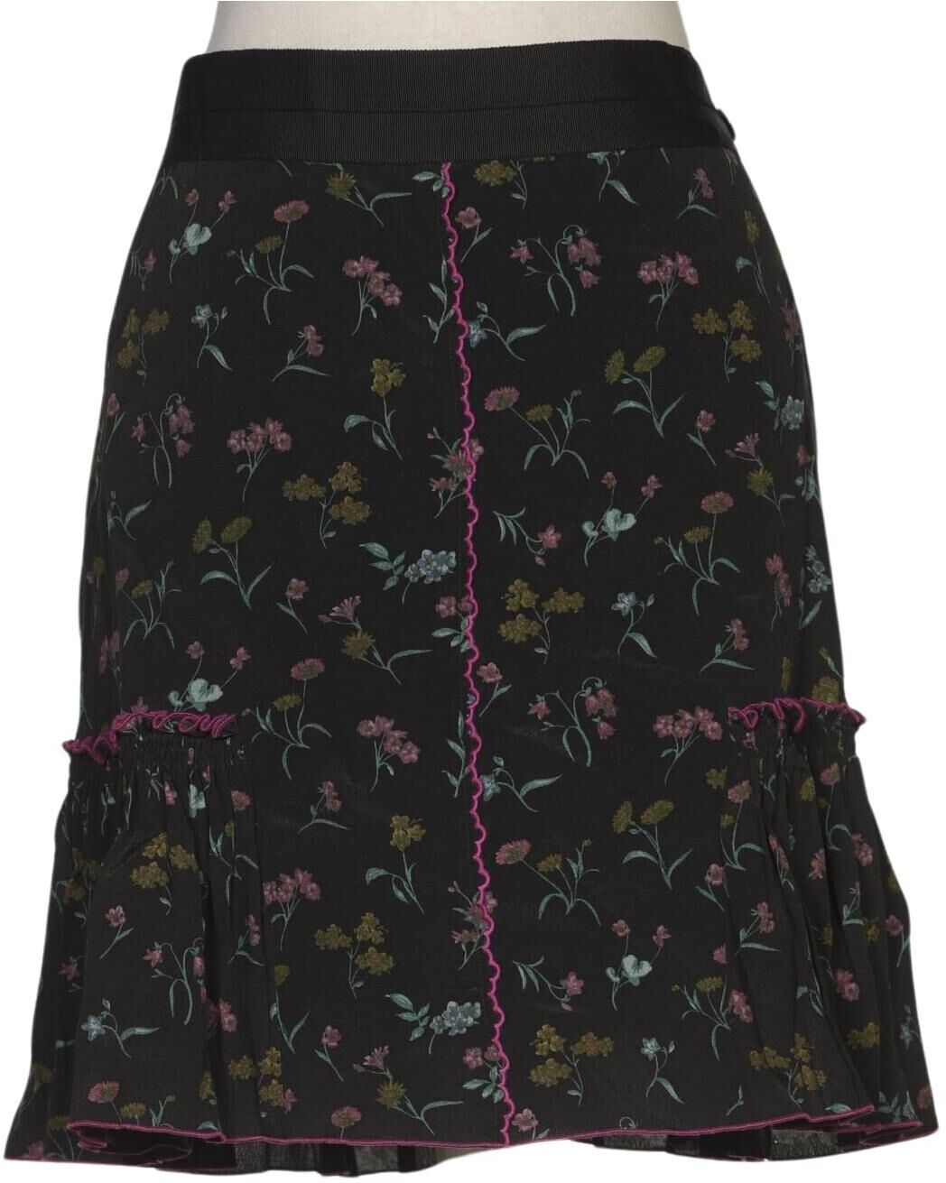 Coach Damen Rock, Mehrfarbig, Gr. M (US 8), Viskose / Leder - Second Hand