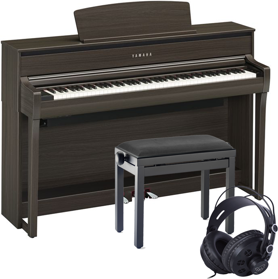 Yamaha CLP-775 Dunkle Walnuss E-Piano Set