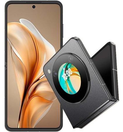 ZTE Nubia Flip 5G Faltbares Smartphone, 8 GB RAM, 256 GB Speicher, 6,9-Zoll-AMOLED-Display, Cosmic Black, Italien