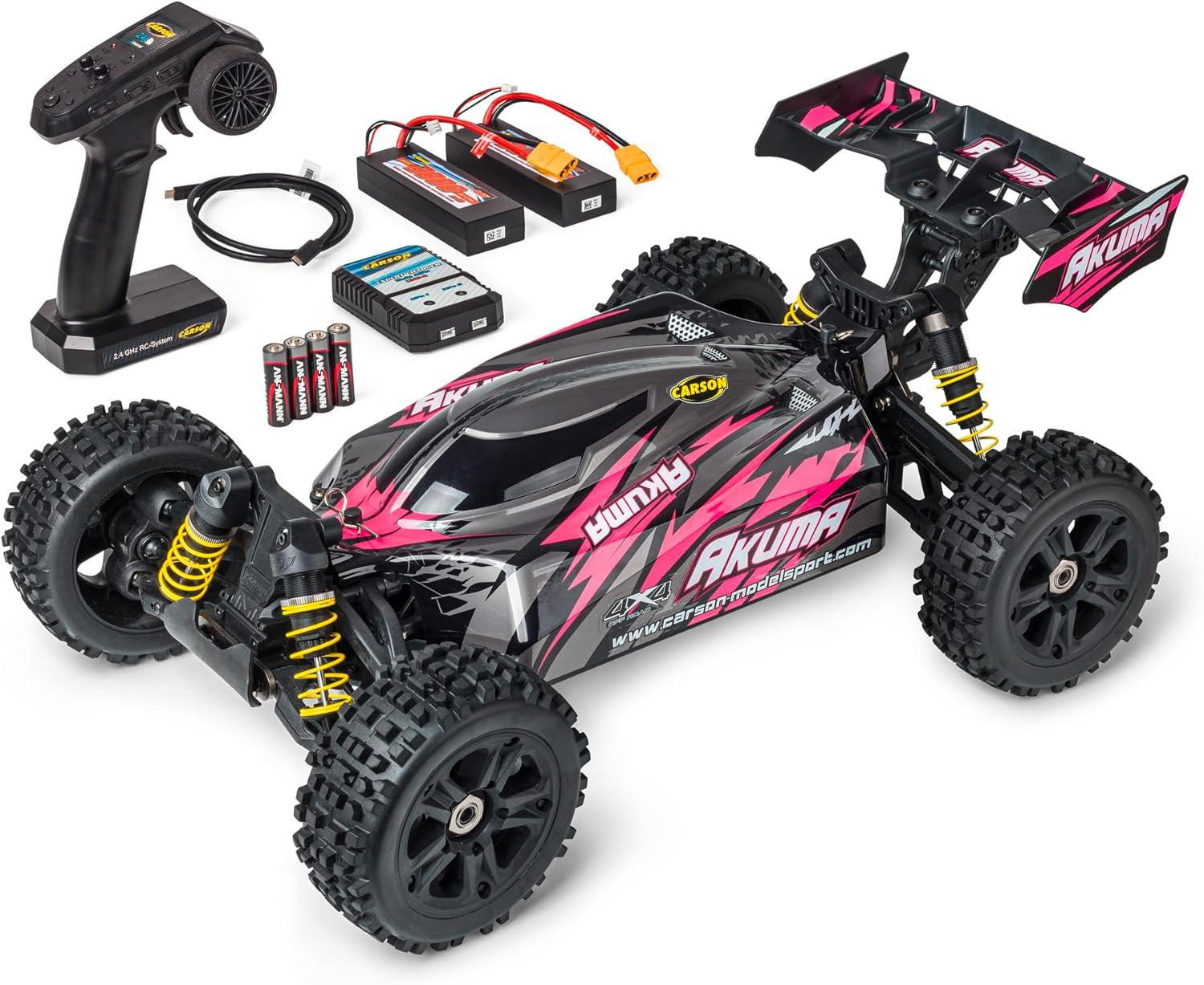 Selius Akuma Buggy 4WD 1:8 RTR roze