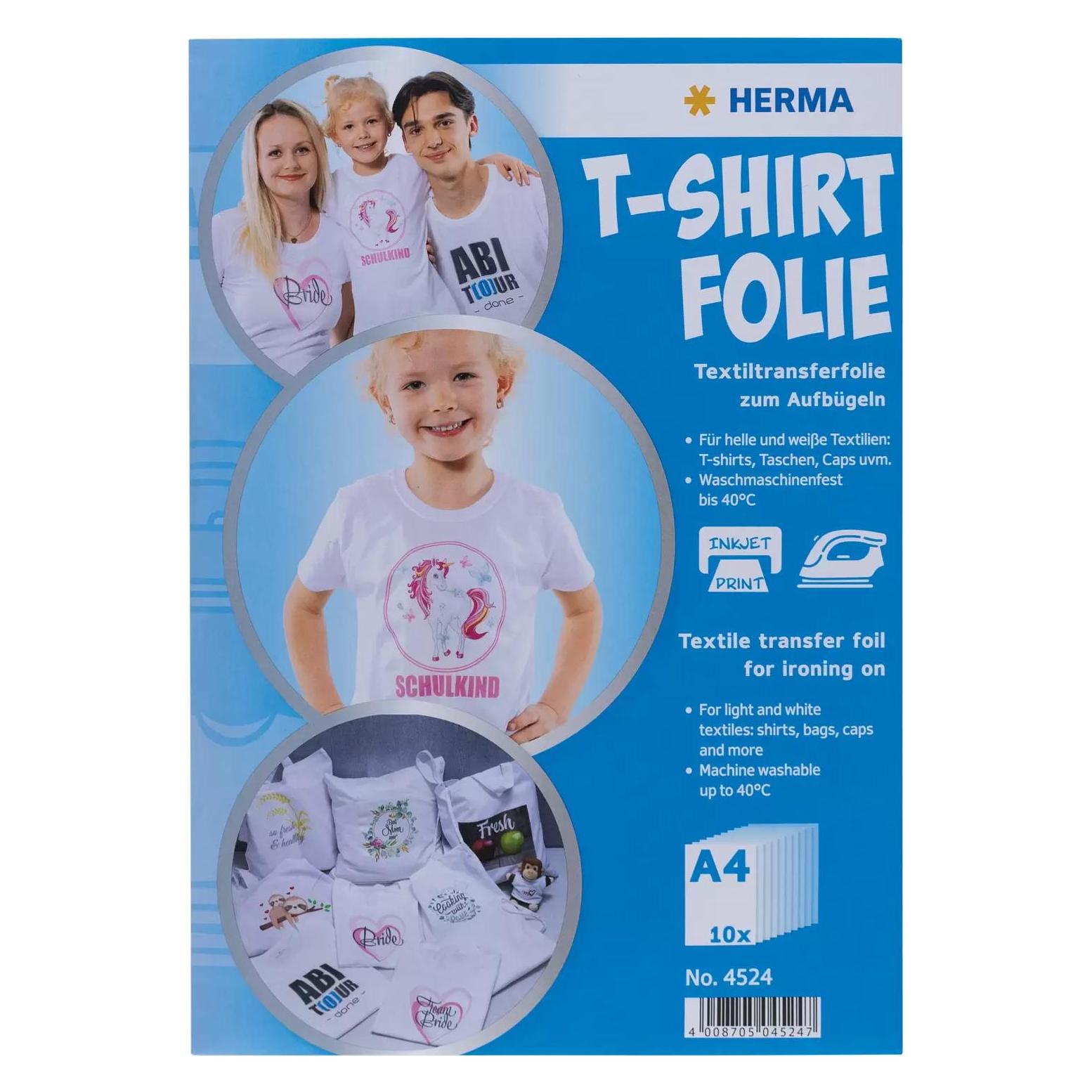 Herma T-Shirt Folie A4 (10x) (4524)