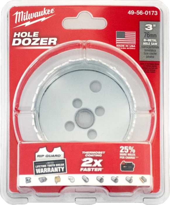 Milwaukee Lochsäge HOLE DOZER 76 (76 mm) (49560173)