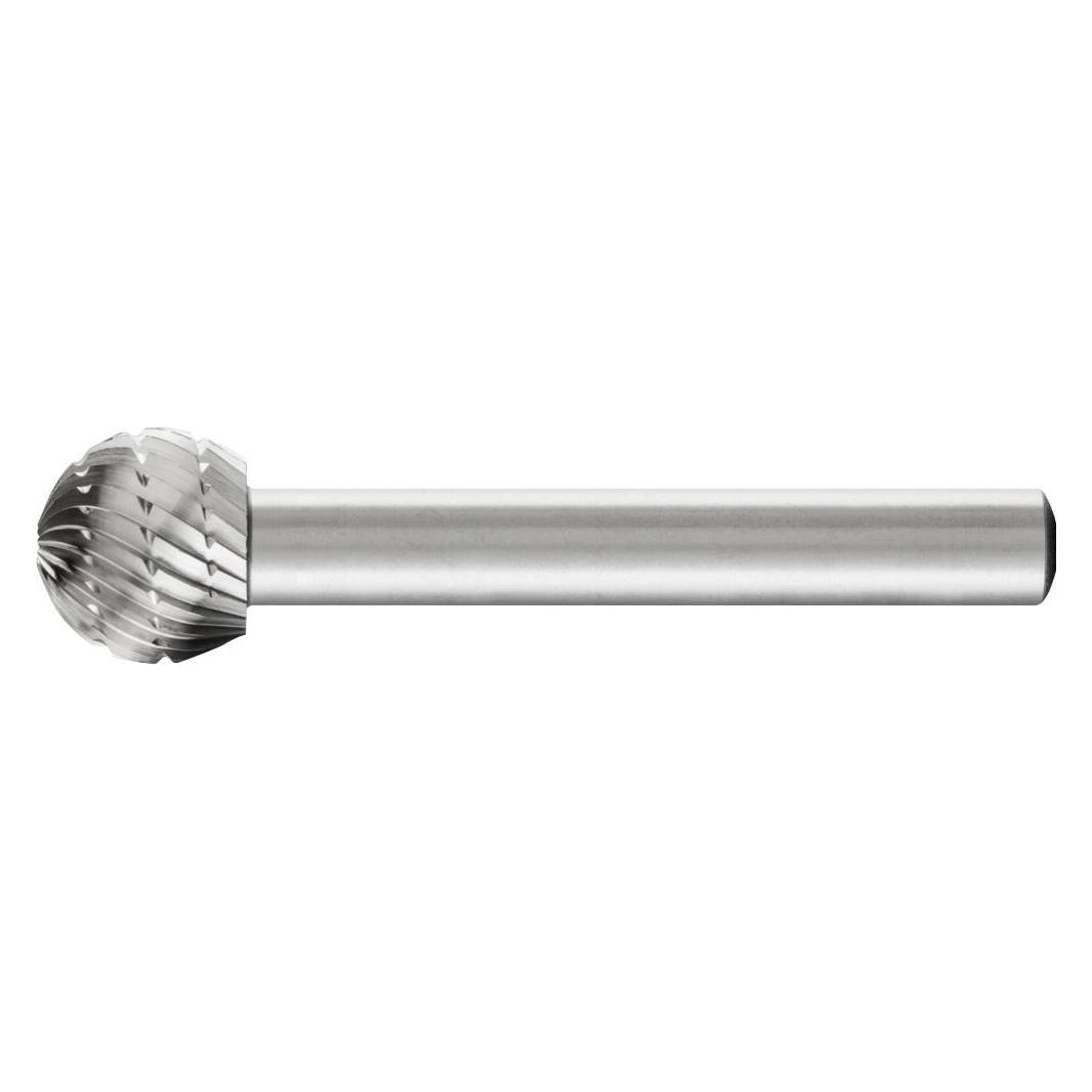 Pferd Frässtift HSS kugelförmig 12x10 mm Schaft ø 6 Zahnung 3 (22420536)