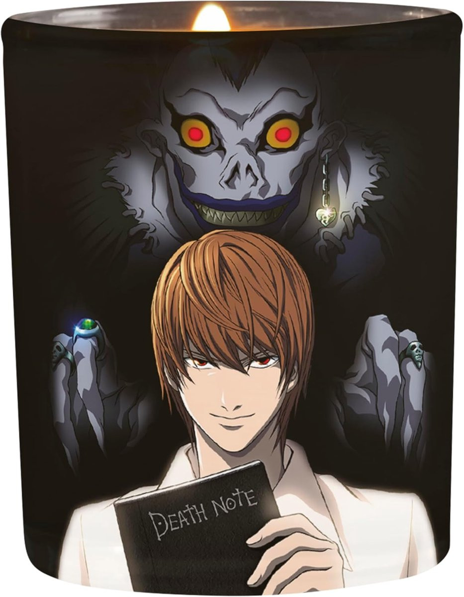 DEATH NOTE Kaars met Light en Ryuk Design