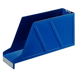 LEITZ Stehsammler Standard 2427 Polystyrol blau , DIN A4 quer