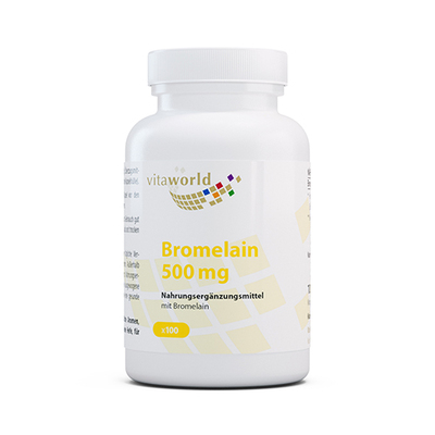 Vita World GmbH BROMELAIN 500 mg Kapseln 100 St 07611451