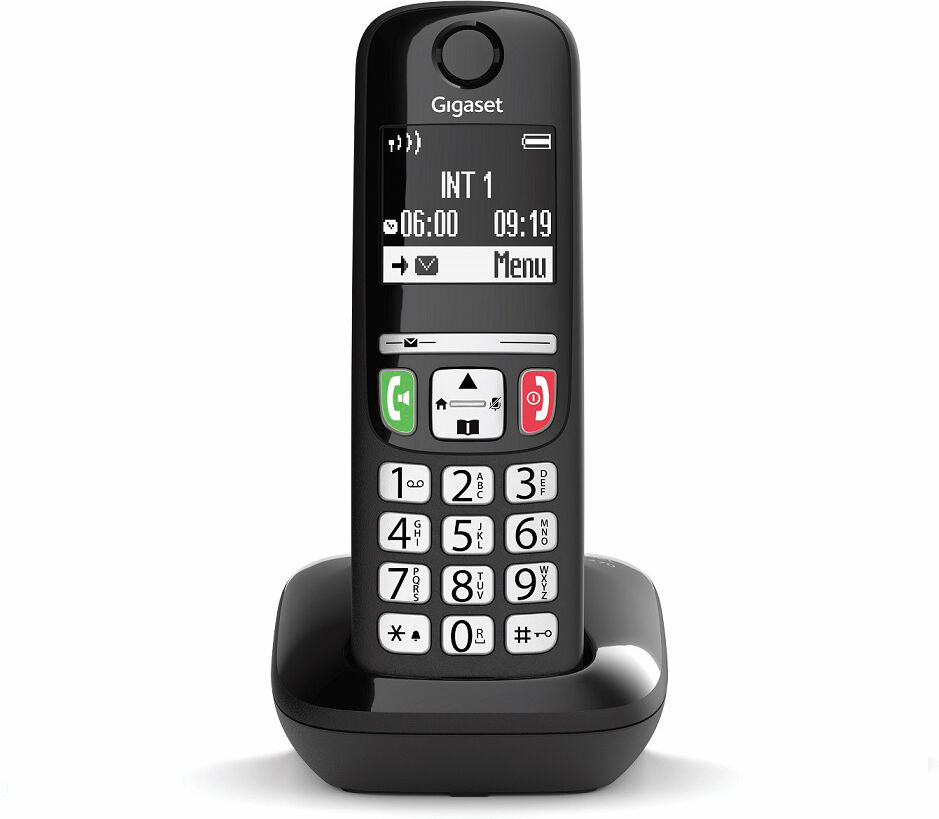 Siemens Telefono cordless Gigaset E270 nero con vivavoce
