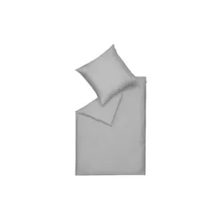 SCHÖNER WOHNEN Kollektion Satin Bettwäsche  Pure ¦ grau ¦ Maße (cm): B: 135