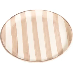 Lido Righe Teller für Mittagsgerichte 28 cm gestreift beige