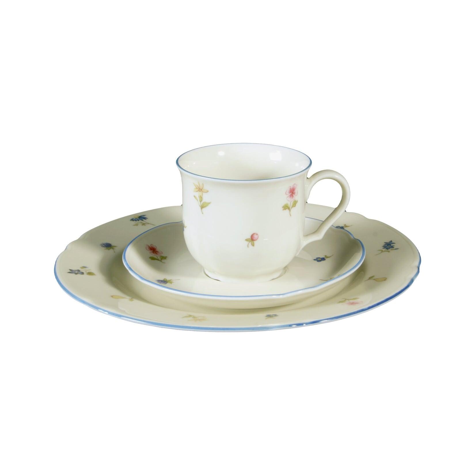 Seltmann Weiden Kaffeegedeck Marieluise Streublumen 3-tlg.