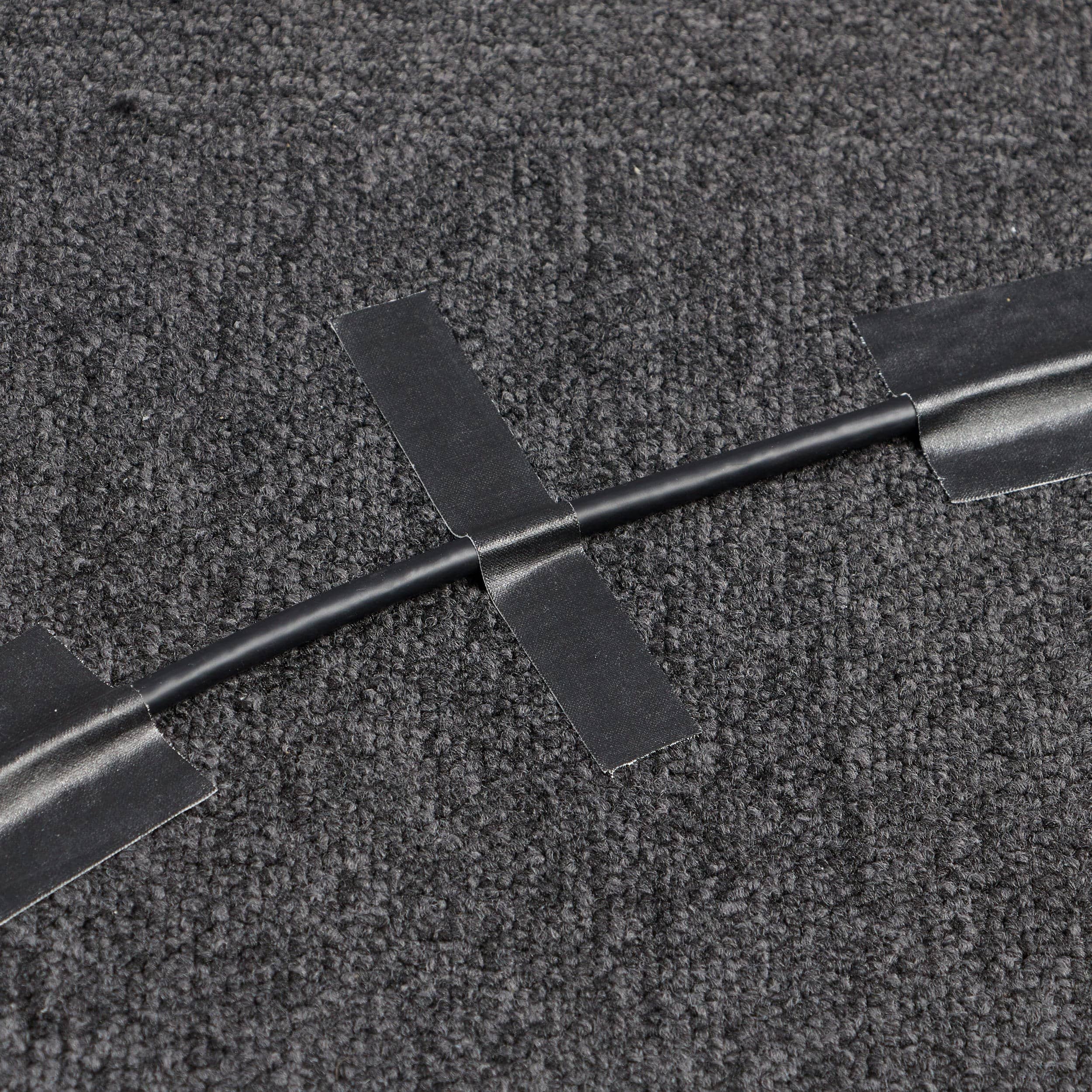 SPRINTIS 1 Rotolo - tesa 4651, nastro telato premium rivestita di acrilico 19 mm   nero, PVC