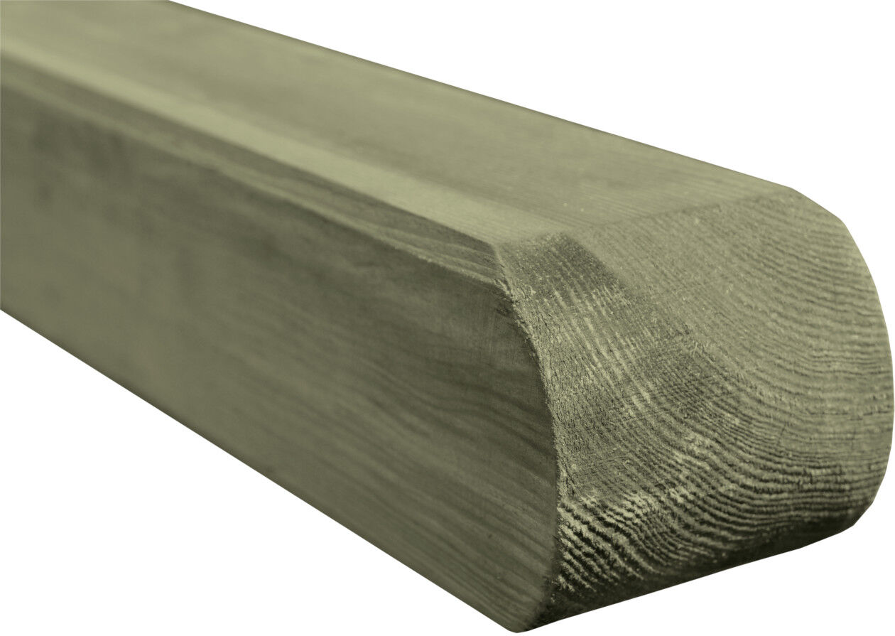 Weitere Rundkopfpfosten 180 cm, 90 x 90 mm, kesseldruckimprägniert