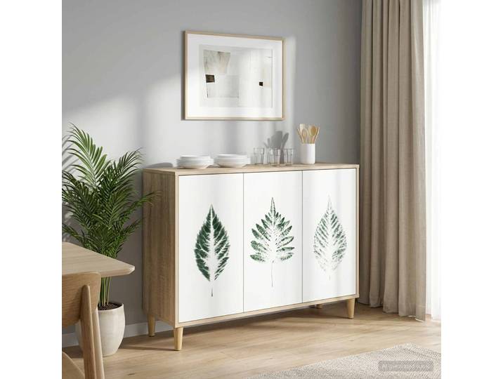 vidaXL Sideboard HANAU Sonoma 102 x 33 x 75 cm Holzwerkstoff