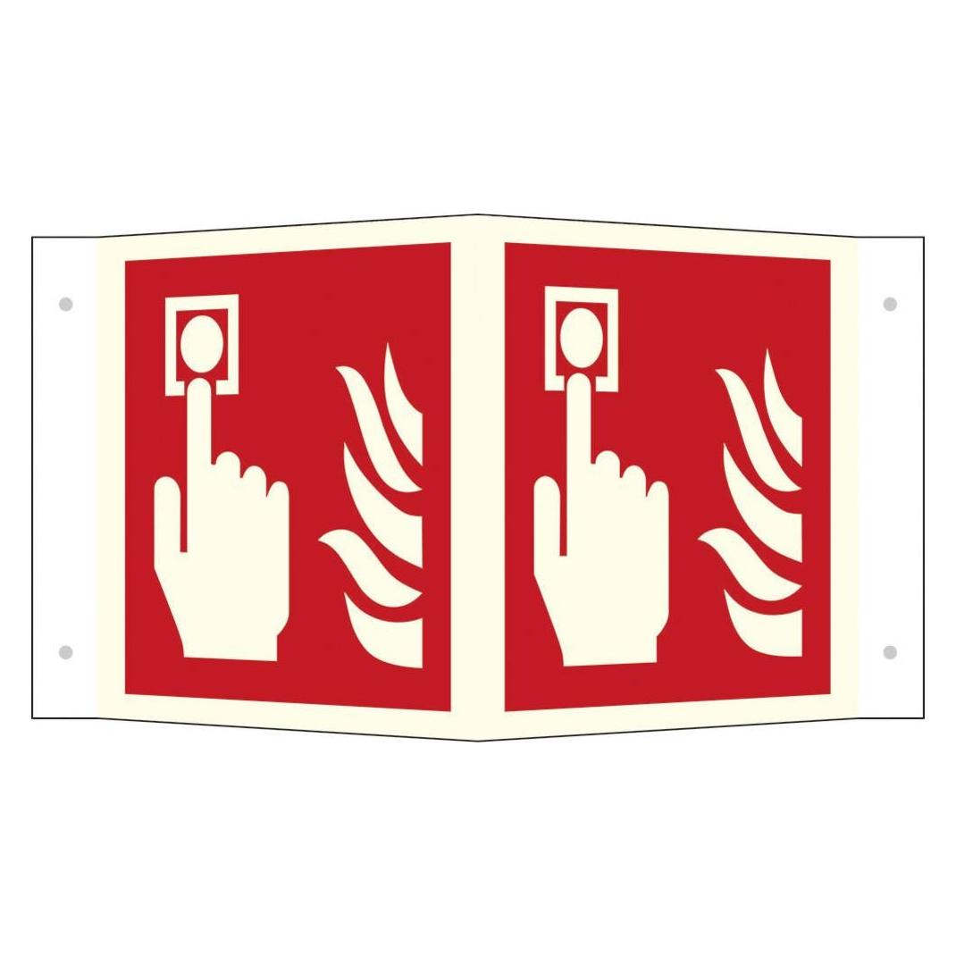SafetyMarking Brandschutzschild - Brandmelder (15.A5158)