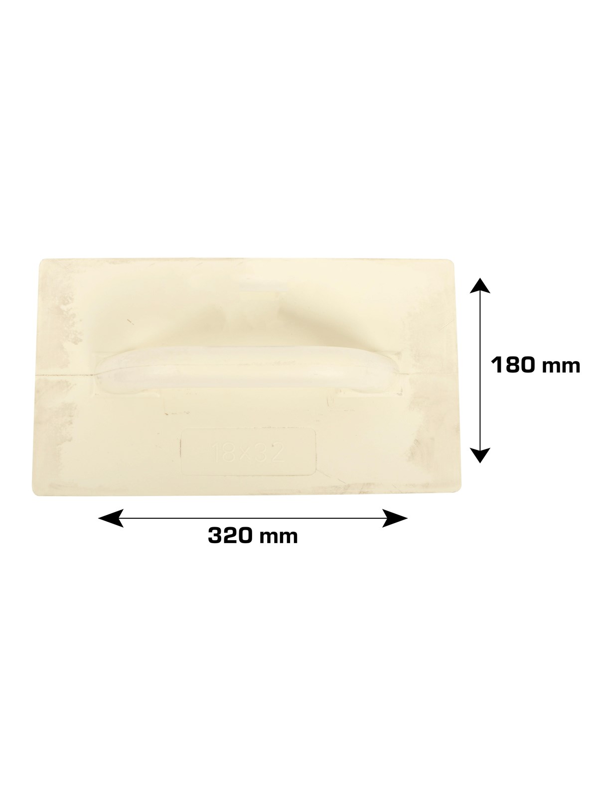 Work>it Plaster float Yellow-PUR 120 x 190mm