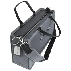 Sigel Laptoptasche »Hot Desking Bag Premium« 44,0 cm (17,3 Zoll) grau, 50x28x15 cm