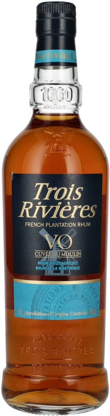 Trois Rivières Rhum Trois Rivières VO CUVÉE DU MOULIN Rhum 40% Vol. 0,7l