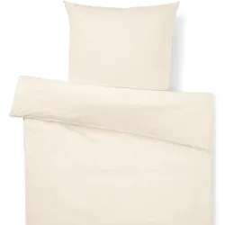 Tchibo - Jersey-Waffel-Bettwäsche - offwhite