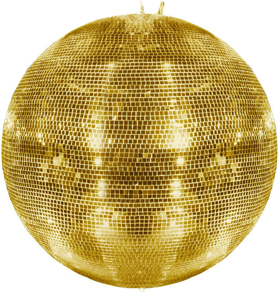 EuroLite Spiegelkugel 75cm Gold