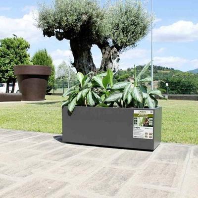 Euro3plast Greener KEBE 3154.62Pflanzkasten Kunststoff Anthrazit