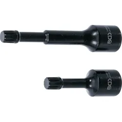 BGS Kraft-Spezial-Bit-Einsatz-Satz | Antrieb Innenvierkant 12,5 mm (1/2"") | Inne...