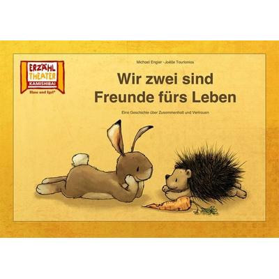 Wir zwei sind Freunde fürs Leben / Kamishibai Bildkarten, Nonbook von Michael Engler,Joëlle Tourlonias, Hase und Igel Verlag
