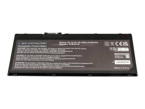 Ipc-computer Notebook-Akku Akku FPB0351S REPLACE 14.40V 4150 mAh