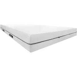 tectake Matratze Sky, 2in1 Härtegrade, 3D-Mesh 140 x 200 cm Weiß