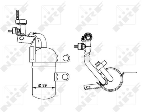 Nrf Trockner, Klimaanlage Easy Fit 33290 Für Ford Mazda