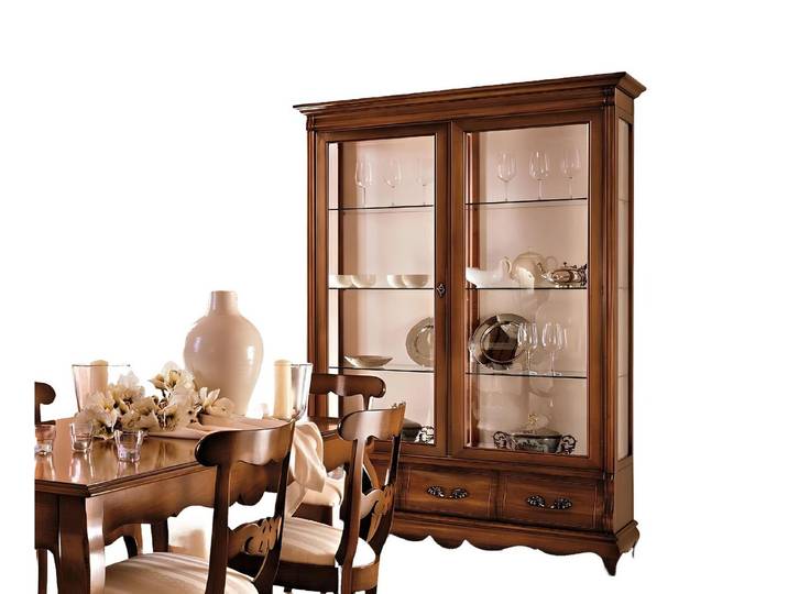 Xlmoebel Vitrine Glaskabinett in klassischer Eleganz mit viel Stauraum (1-St., Vitrine) Hergestellt in Europa