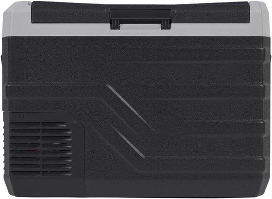 Tragbarer Kühlschrank - Kompressorkühlschrank - Für Camping und Reisen - Kühlleistung bis -20°C - 40 Liter - Schwarz