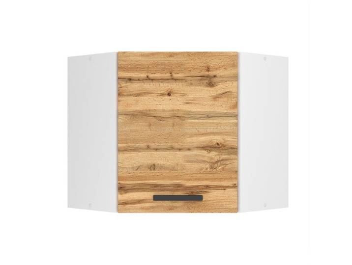 Meuble haut de cuisine - BELINI - SGN60 - Armoire murale d'angle - Chêne wotan - 1 porte