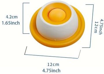 Friendly Fresh Finds Slow Feeder Pet Lick Mat Yogurt Licking Plate Interactive Snack Bowl For Dogs And Cats orange