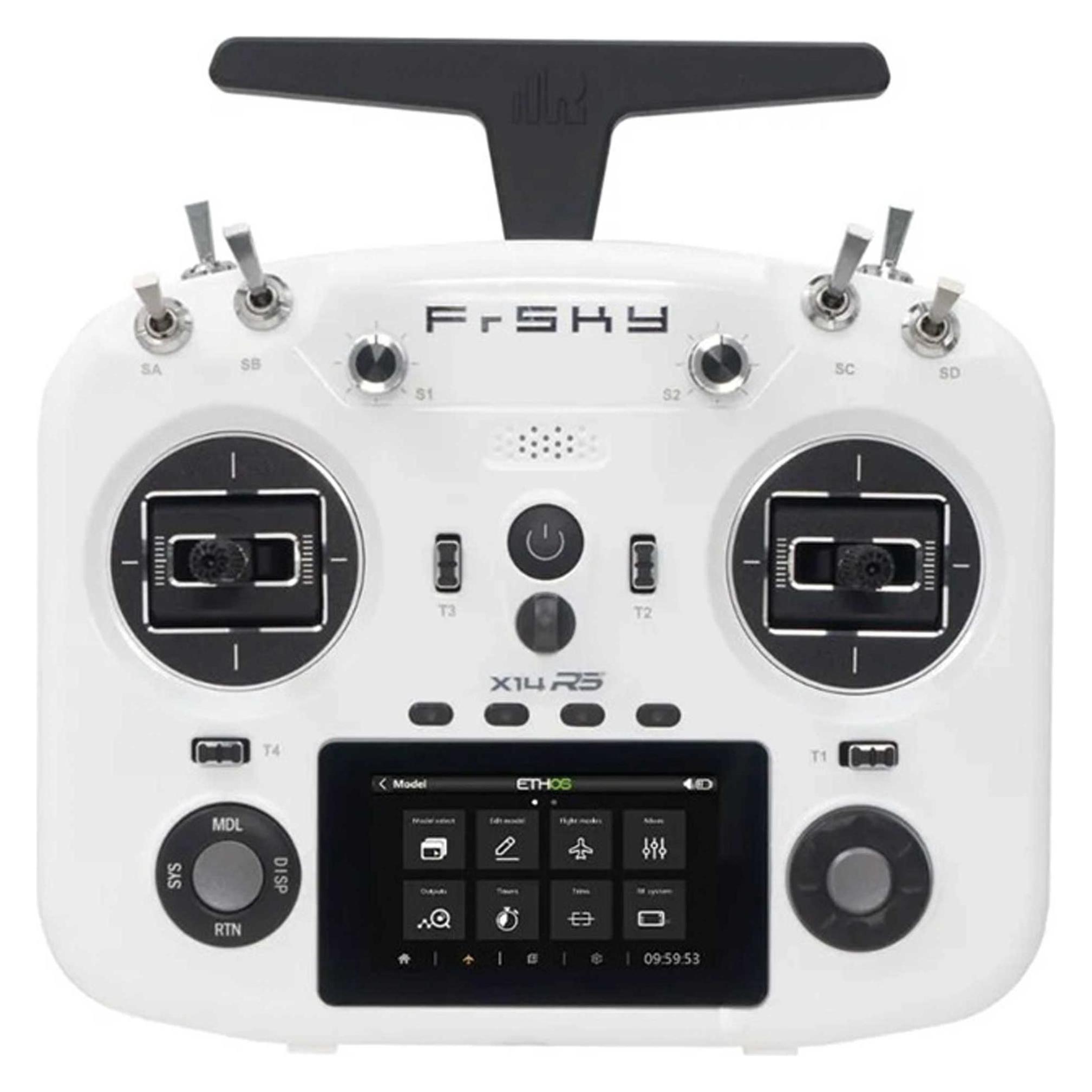 FrSky X14RS Sender 2,4Ghz White Porcelain mit Akku, ohne Ständerhalter, mit EVA-Bag (2214.210)