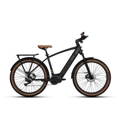 E-Bike SACHSENRAD "S8 Centro mit Alarmanlage" Gr. 48, schwarz, Elektrofahrräder, 48cm, 27,5 Zoll (69,85cm)
