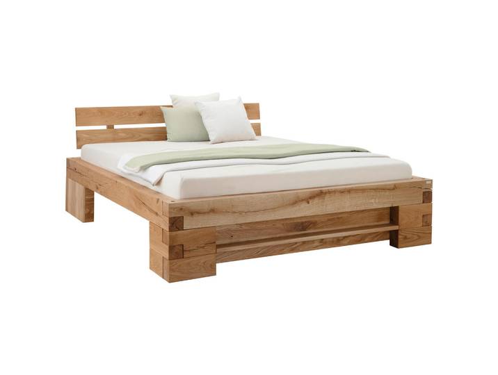 Linea Natura Bett, Eiche, Holz, Eiche, massiv, 180x200 cm, Schlafzimmer, Betten, Doppelbetten