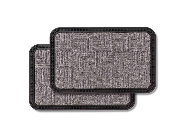Astra Fussmatte AUßEN Border Star 2ER Set, Silberfarben, 50x80 cm, Teppiche und Böden, Schmutzfangmatten, Fußmatten