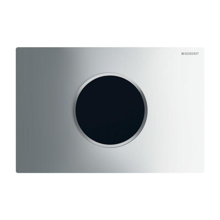Geberit WC-Steuerung 115907KH6 Netzbetrieb, 2-Mengen-Spülung, hochglanz-verchromt