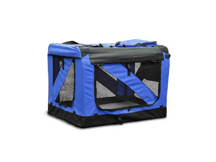 Hundebox faltbar XL blau